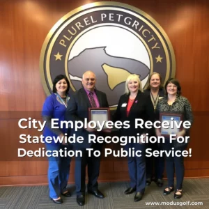 Artistic representation for City Employees Receive Statewide Recognition For Dedication To Public Service!