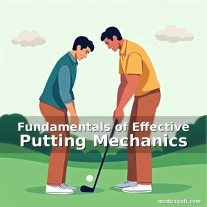Artistic representation for Fundamentals of Effective Putting Mechanics