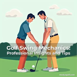 Artistic representation for Golf Swing Mechanics: Professional Insights and Tips