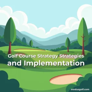Artistic representation for Golf Course Strategy Strategies and Implementation